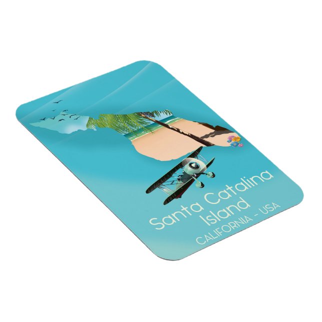 Imán Isla Santa Catalina California Estados Unidos (Lado Derecho)