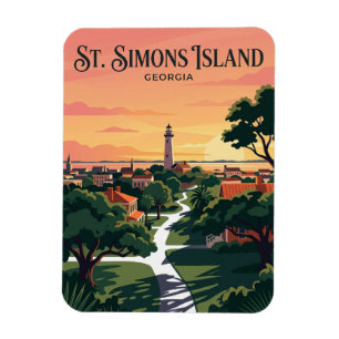 Imán Isla St. Simons EE. UU.