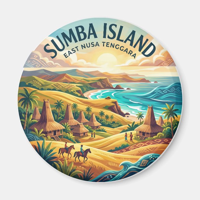 Imán Isla Sumba Indonesia (Frente)