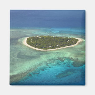Imán Isla Tavarua y arrecife de coral, Islas Mamanuca