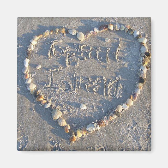 Imán Isla Topsail NC (Frente)