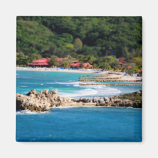 Imán Isla Tranquila Paraíso Labadee Haití (Frente)