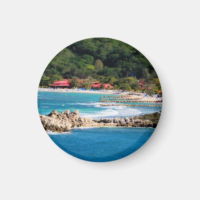 Imán Isla Tranquila Paraíso Labadee Haití (Frente)