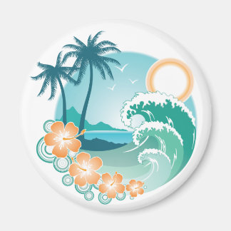 Imán Isla Tropical