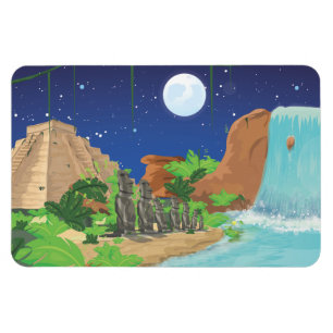 Imán Isla tropical