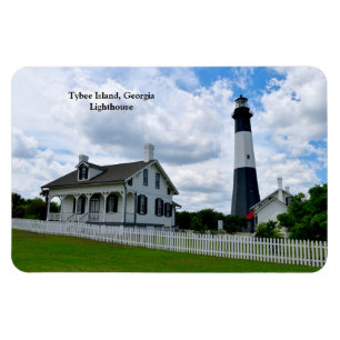 Imán Isla Tybee, faro de Georgia