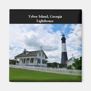 Imán Isla Tybee, faro de Georgia
