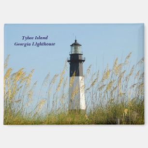 Imán Isla Tybee, faro de Georgia