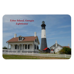 Imán Isla Tybee, faro de Georgia