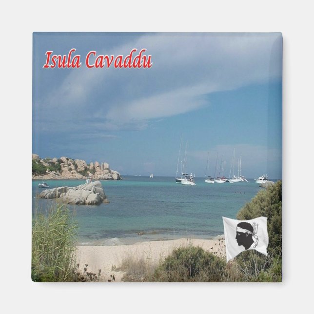Imán Isla zFR116 CAVALLO, Córcega (Frente)