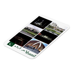 Imán Islamabad - Pakistán - Mosaico - Magnet