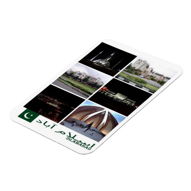 Imán Islamabad - Pakistán - Mosaico - Magnet (Lado Izquierdo)