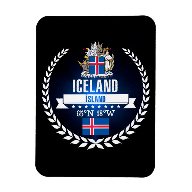 Imán Islandia (Vertical)
