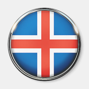 Imán Islandia, bandera,