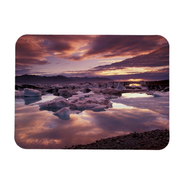Imán Islandia, Laguna Jokulsarlon, Paisaje (Horizontal)
