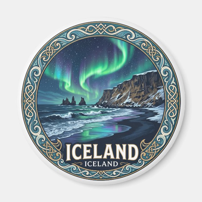 Imán Islandia Vík (Frente)