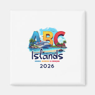 Imán Islas Abc Aru Bonaire Curazao Vacaciones Crucero 2