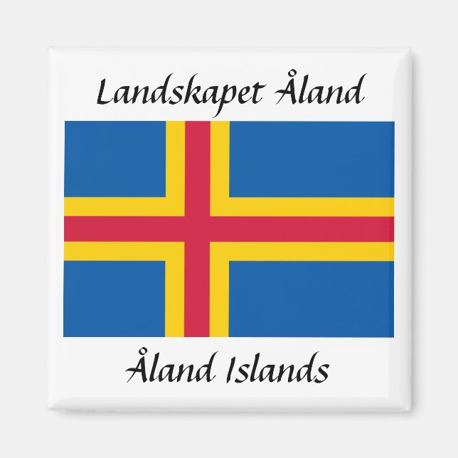 Imán Islas Åland (Frente)