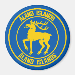 Imán Islas Åland Ronda Emblem