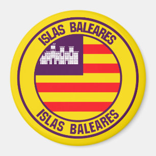 Imán Islas Baleares redonda Emblem