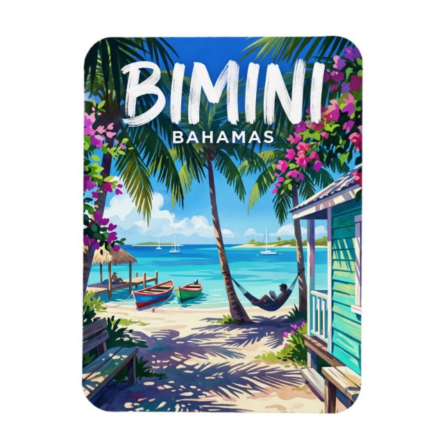 Imán Islas Bimini Bahamas (Vertical)