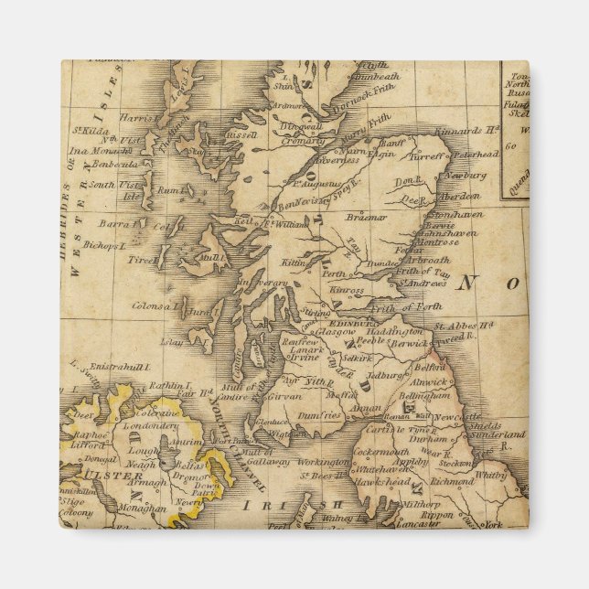 Imán Islas Británicas, Asia (Frente)