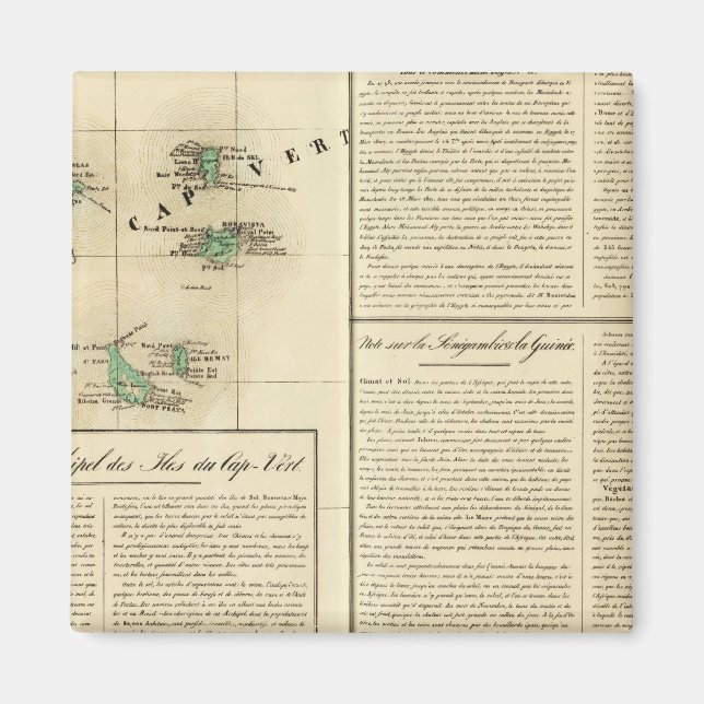 Imán Islas Cabo Verde África (Frente)