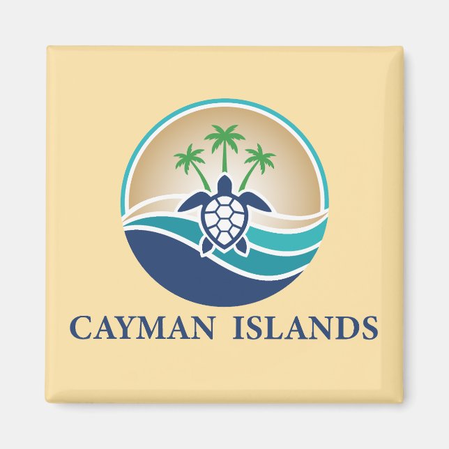 Imán Islas Caimán Caribe (Frente)
