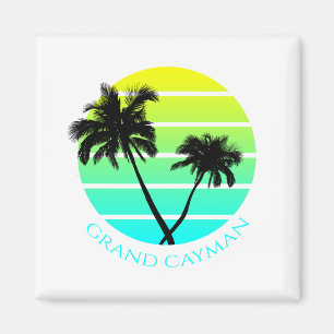 Imán Islas Caimán Retro