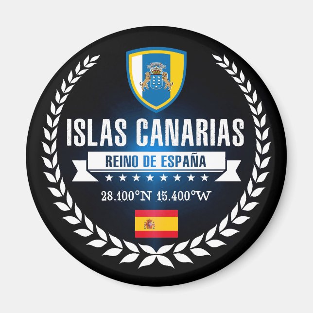 Imán Islas Canarias (Frente)