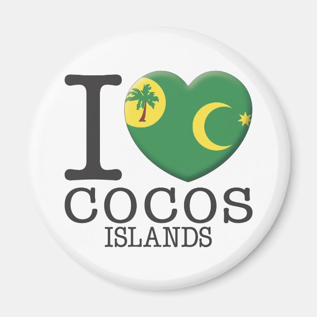Imán Islas Cocos (Frente)