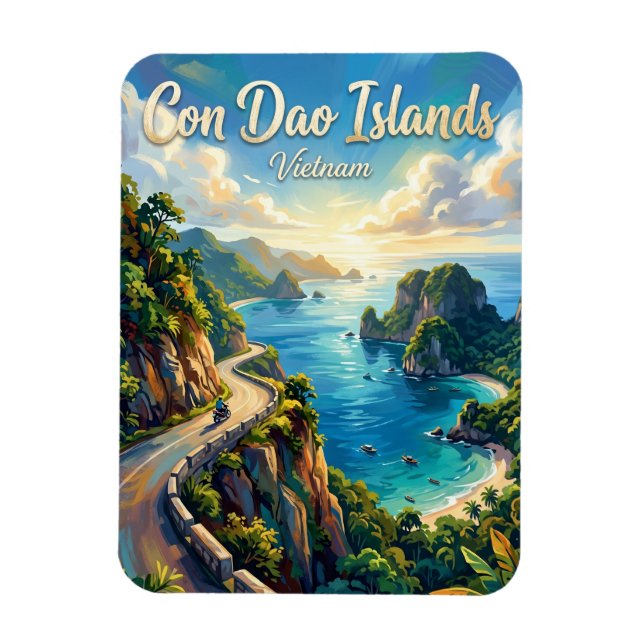 Imán Islas Con Dao Vietnam (Vertical)