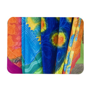 Imán Islas Cook, Rarotonga. Tela de batik Punanga Nui