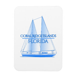 Imán Islas Coral Ridge Vela Náutica Costera Sailo