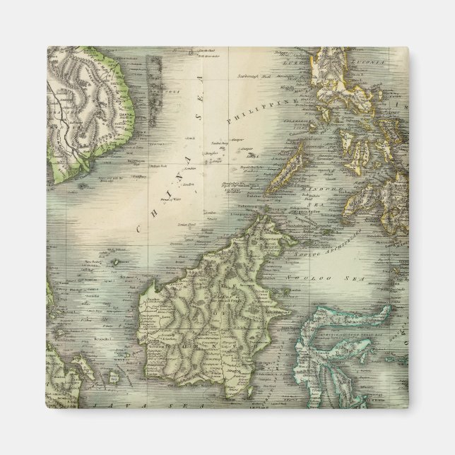 Imán Islas del Este de la India 3 (Frente)