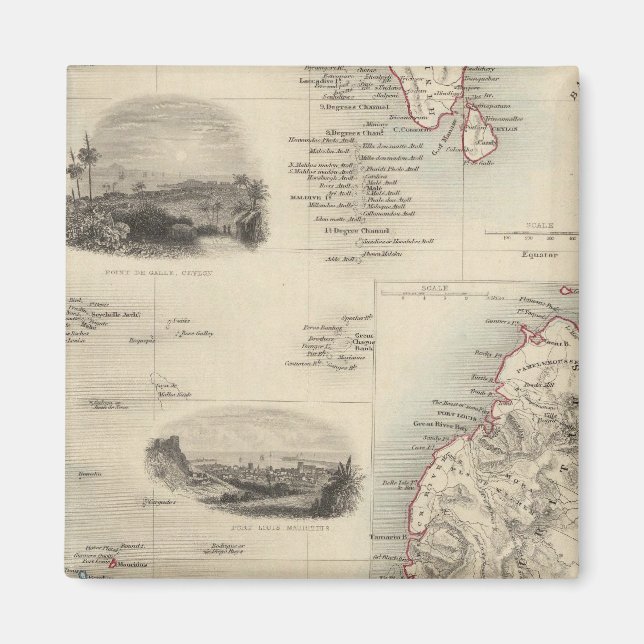 Imán Islas del Océano Índico (Frente)