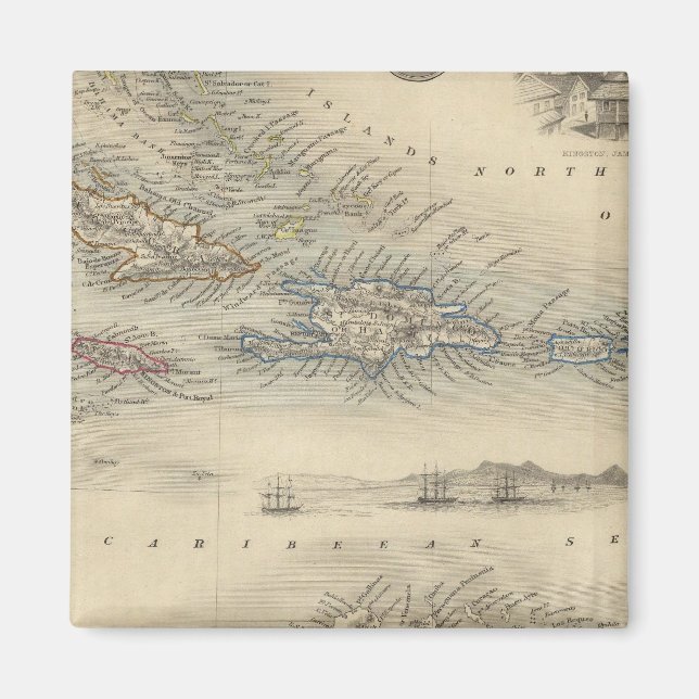 Imán Islas del oeste de la India 3 (Frente)