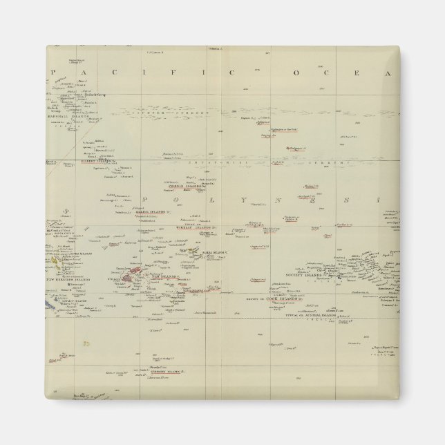 Imán Islas del Pacífico 2 (Frente)