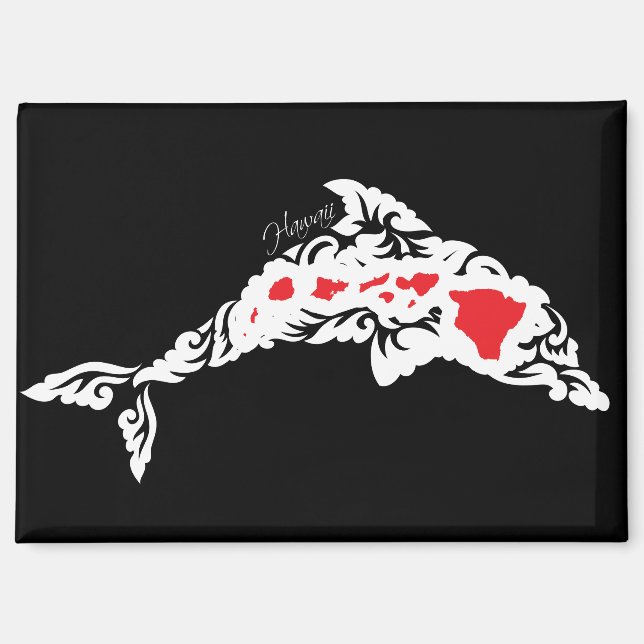 Imán Islas Delfines de Hawái (Anverso)