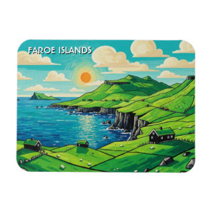 Imán Islas Feroe Dinamarca Viaje