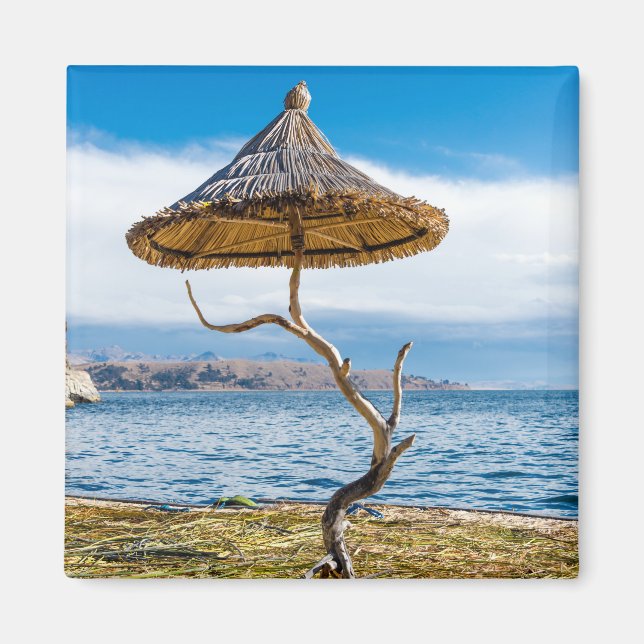 Imán Islas Flotantes, Lago Titicaca, Bolivia (Frente)