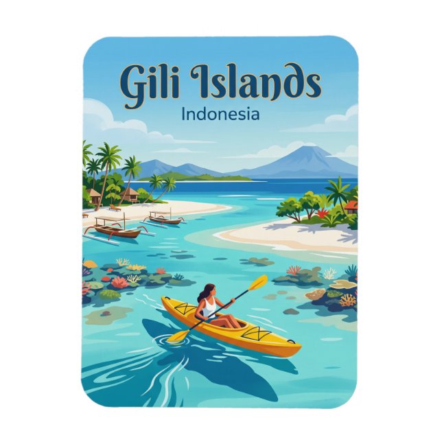 Imán Islas Gili Indonesia (Vertical)