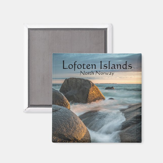Imán Islas Lofoten Noruega (Anverso/Reverso)