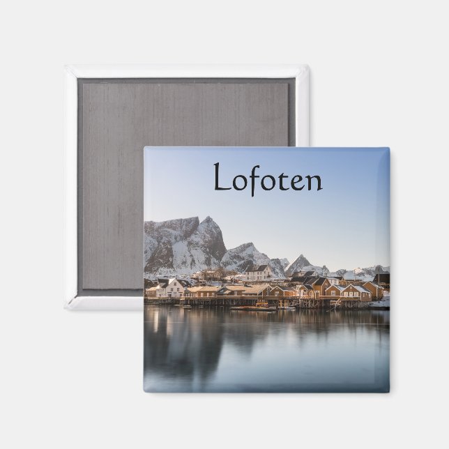 Imán Islas Lofoten Noruega (Anverso/Reverso)
