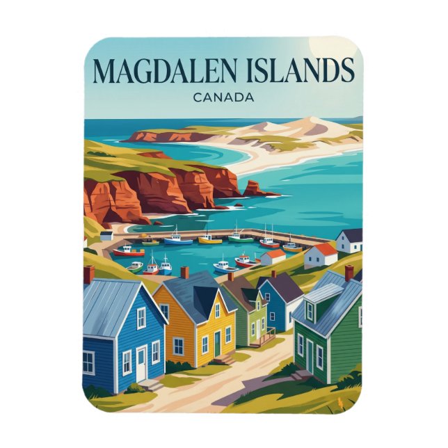 Imán Islas Magdalen Canadá (Vertical)