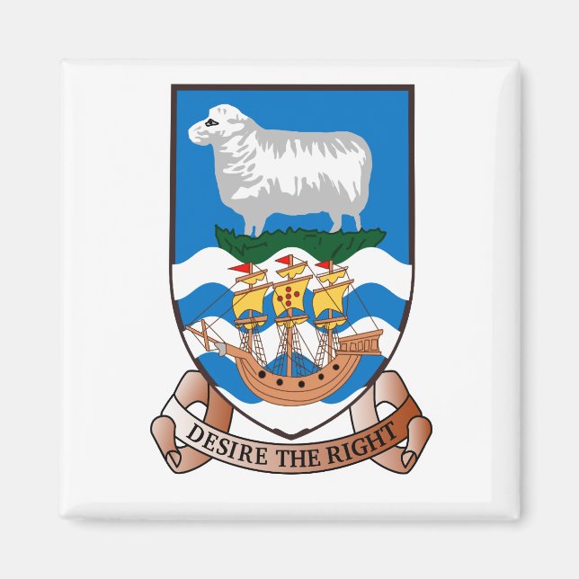 Imán Islas Malvinas (Falkland Islands) FK (Frente)