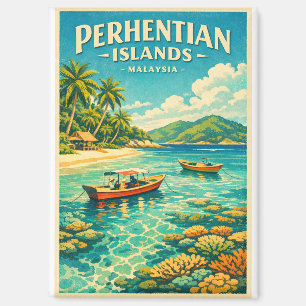 Imán Islas Perhentian, Malasia, en un vibrante