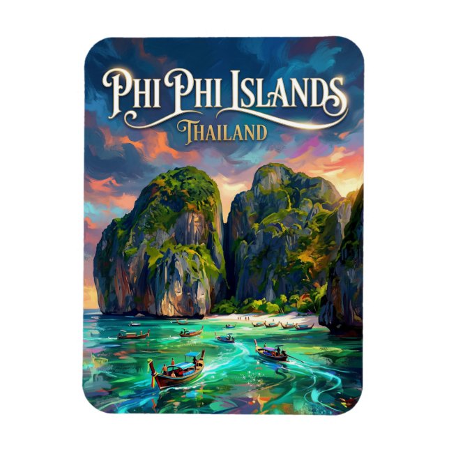Imán Islas Phi Phi Tailandia (Vertical)