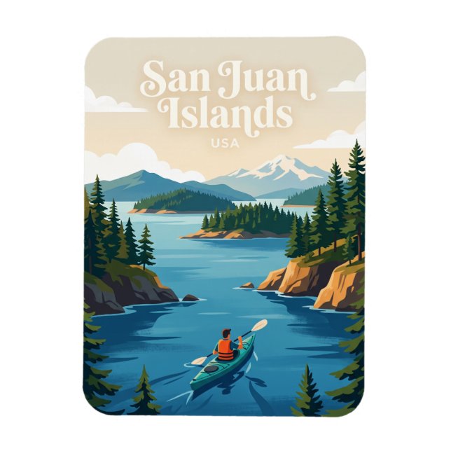 Imán Islas San Juan EE. UU. (Vertical)