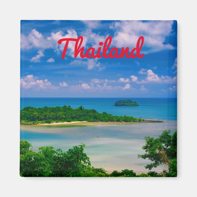 Imán Islas Tropicales de Tailandia (Frente)
